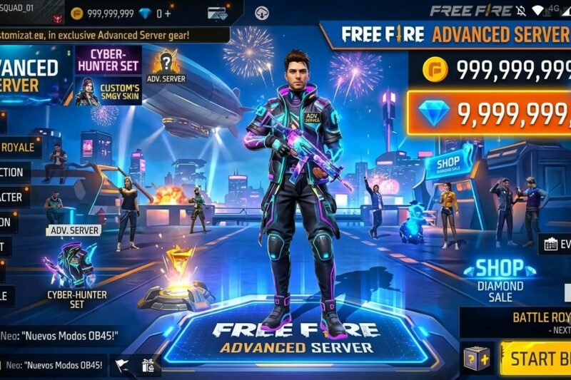 How to Get Access to the Free Fire Advanced Server and Earn Diamonds